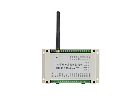 8DI8DO Modbus RTU with 24V DC Power Supply Good for  and Advanced RF/Lora Technology