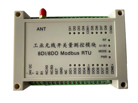 Drahtloses I O Fernsteuerungsmodul AGV Modbus RTU 2km Prüfer 8DI8DO