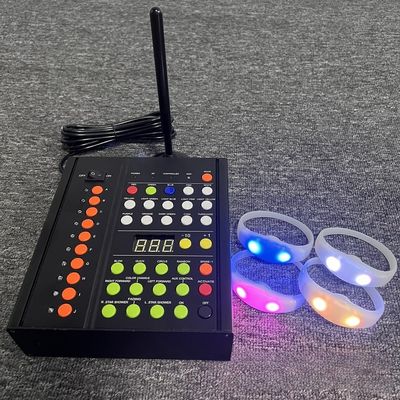 433MHz drahtloser DMX-Controller 10 Zone für die Bühnenbeleuchtung LED-Armband-Wireless-Controller