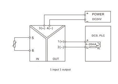 Widerstand-Digital-Signal-Isolator-Wandler 0-5KΩ gab 4-20mA 0-5V zum Ertrag-Konverter ein
