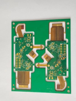 4 Schichten steife Flex-PWBs 1.0mm Hochleistungs-FR4 TG180 Material-