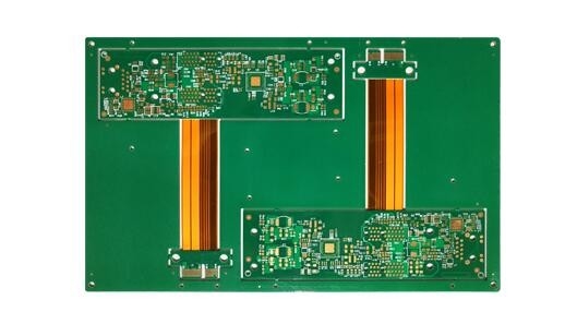 Steifer Flex Multilayer PWB-Brett FR4 ENIG-Goldfinger 6 Schicht PUs beendete