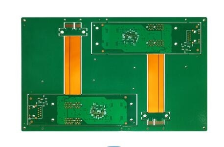 Steifer Flex Multilayer PWB-Brett FR4 ENIG-Goldfinger 6 Schicht PUs beendete