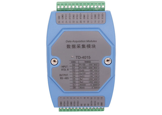 LS-TD4015 6ch FTE-Signal Bekehrter zu RS485 PT100 Lärm-Schienen-der Montage zu des Temperaturgeber-RS485